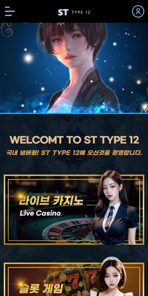 ST TYPE 12 모바일 화면